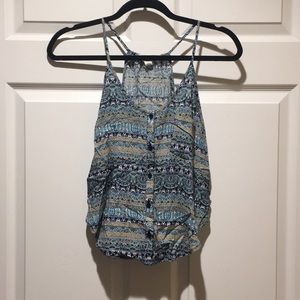 Spaghetti Strap Summer Shirt